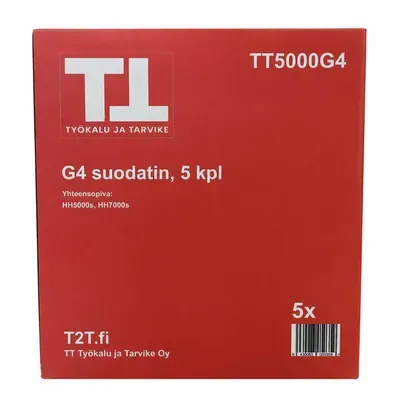G4-karkeasuodatin, TT5000D, HH5000s, HH7000s