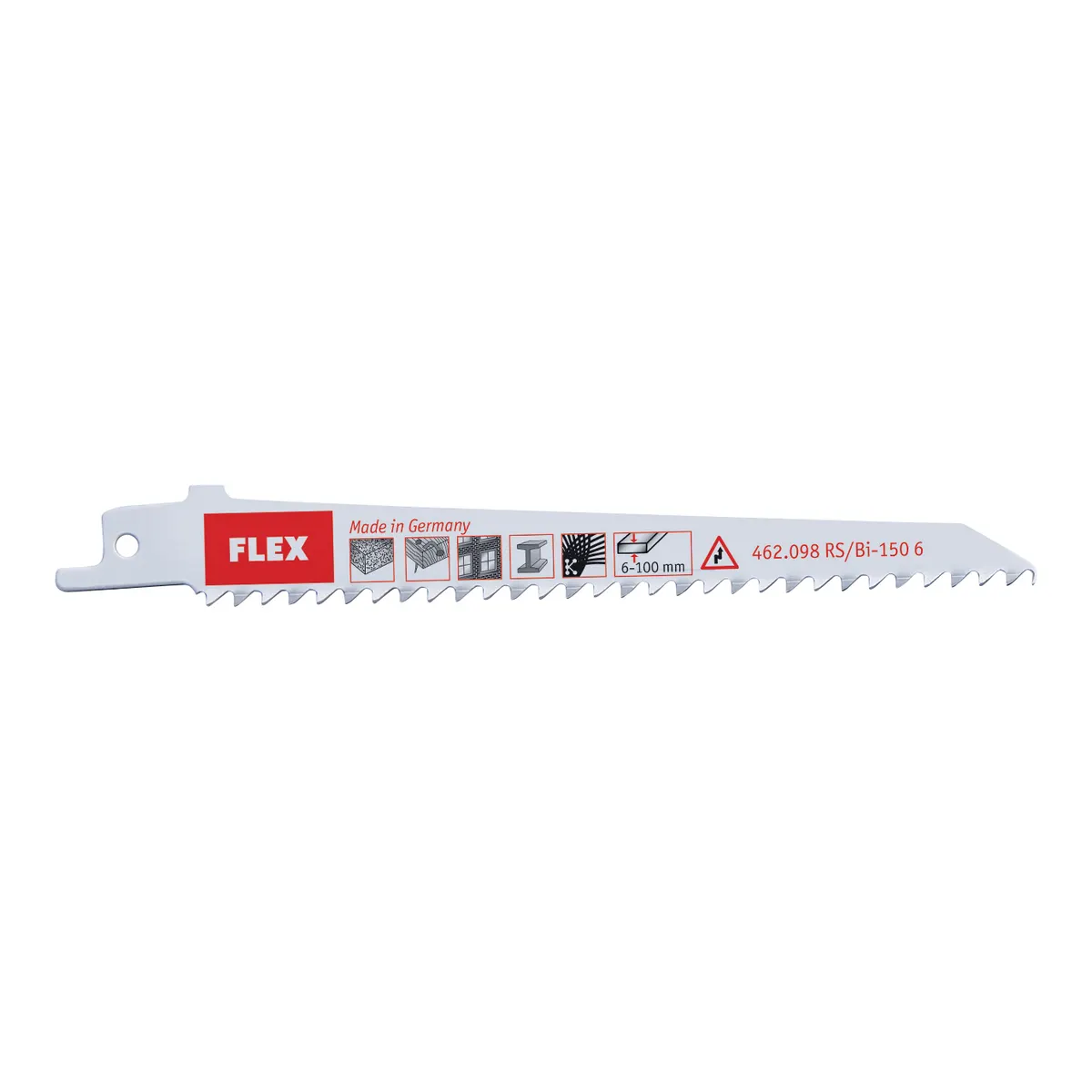 Puukkosahanterä metalli/puu/pelti 150mm, BIM 6h