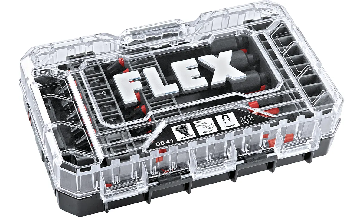 FLEX DB 41 ruuvikärkisarja 41-osainen