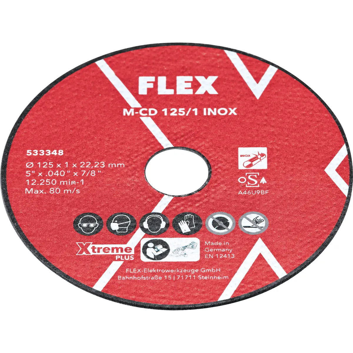 M-CD 125/1 INOX 10VE katkaisulaikka, Xtreme Plus